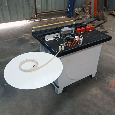 Máquina de bandagem de borda de curva de largura de corte eficaz de 50 mm para linha de produção de carpintaria