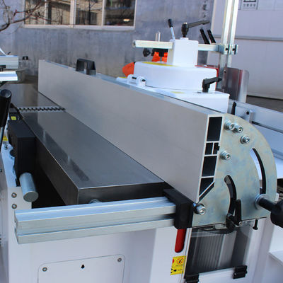 0-2kW 5 em 1 painel deslizante combinado serrada fuso moldeador mesa máquina de planeamento de trabalho da madeira