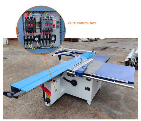 Obter o trabalho feito com MJ6132 2800mm painel máquina de corte de madeira cortando compensado e MDF