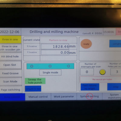 Fabricação de Máquina de perfuração de borda de madeira CNC automática de alta precisão