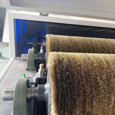 Máquina de polir escovas de fio totalmente automática para linha de fabricação de metais e contraplacados