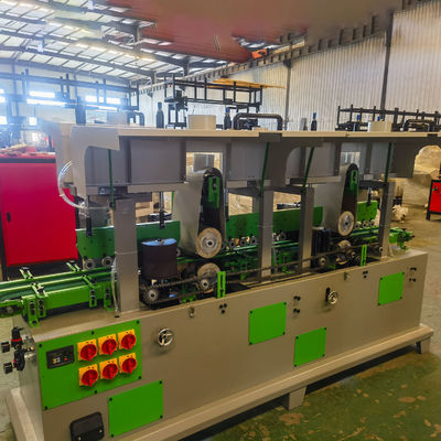 Máquina de polir quadrados de madeira de 350 mm de comprimento mínimo para calibragem automática