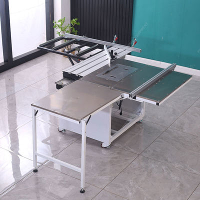Max.Alta de corte a 45° de 65 mm Mesa de trabalho de madeira com serra automática de painel deslizante