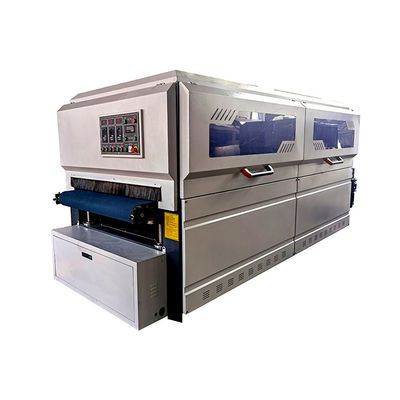 Máquina de lixagem de borracha de madeira de 1300 mm para polir automaticamente as portas dos armários de cozinha