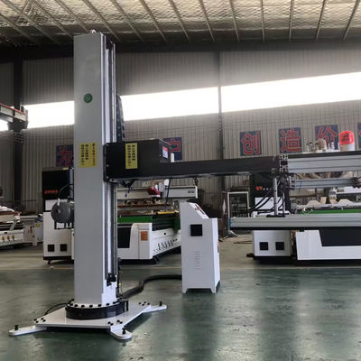 Equipamento de manipulação de materiais industriais de braço mecânico para linha de produção de portas de madeira