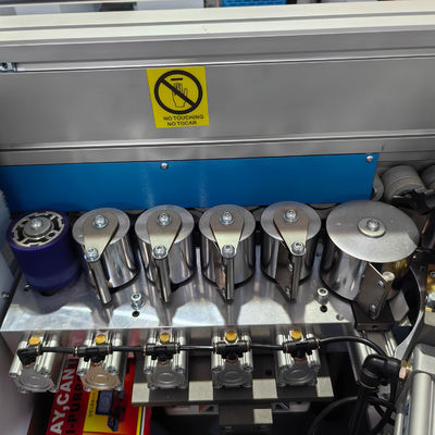 Min.80mm Largura do painel máquina de bandagem automática de borda de carpintaria com pré-moagem PM50F