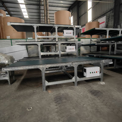 3200mm comprimento personalizado carregamento automático e descarregamento de transporte bancão de trabalho máquina CNC roteador