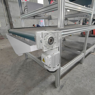 3200mm comprimento personalizado carregamento automático e descarregamento de transporte bancão de trabalho máquina CNC roteador