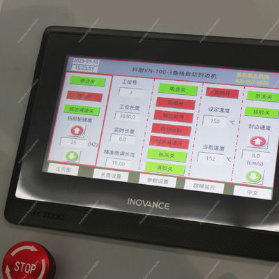 Velocidade de alimentação do painel m/min 3m/min KN-700-3 Segredo de braço dobrável curvo