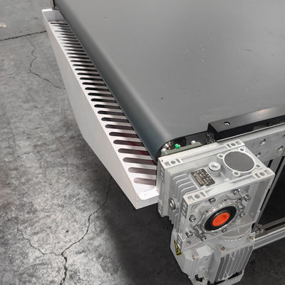 Projeto de máquina de roteador CNC de alimentação e descarga automática com plataforma transportadora
