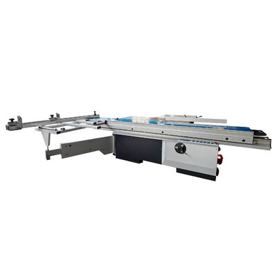 780 KG Peso MJ3200 45/90 Grau 3200mm Serra de mesa deslizante para trabalhos de madeira em serraria
