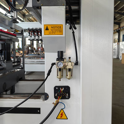 Precisão Trabalho de madeira Máquina de perfurar de 4 linhas para móveis Perforação vertical horizontal