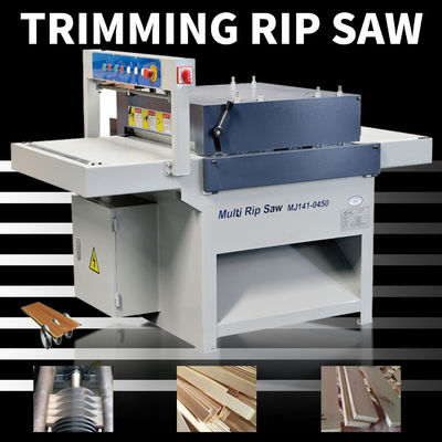 MJ141-0650 Automatização horizontal de corte de madeira Multi Rip Trimming Saw Machine para serrador