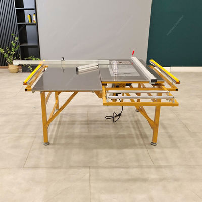 Máquina de serra de mesa deslizante de painel dobrado livre de poeira para corte de madeira até 2800 mm de comprimento
