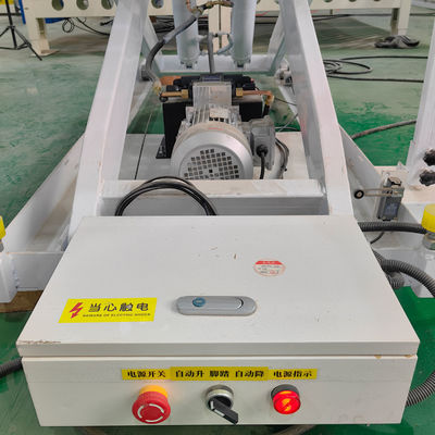 Carga real 1500 kg PDL01 3kw 380v/50hz Mesa de elevação elétrica hidráulica com dispositivo de rolos