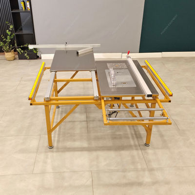 Máquina de serra de mesa deslizante de painel dobrado livre de poeira para corte de madeira até 2800 mm de comprimento