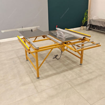 Máquina de serra de mesa deslizante de painel dobrado livre de poeira para corte de madeira até 2800 mm de comprimento