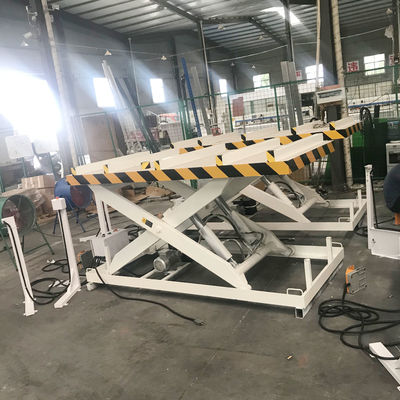 Tabela de elevação de tesoura hidráulica de trabalho pesado para processamento e carregamento de móveis de painel