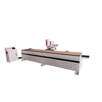 Máquina avançada de perfuração de dobradiças de fechamento de portas CNC com servomotor de 750W x3