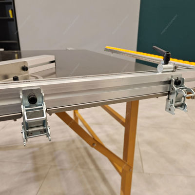 Máquina de corte de madeira contraplacada de mesa deslizante de alta precisão com PDMJ16 Mini Panel Saw Motor