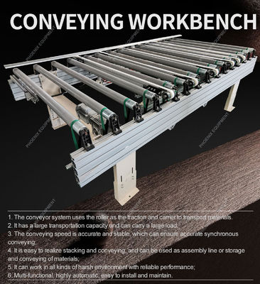 1300mm Largura totalmente automática personalizada de aço inoxidável multi-rolo Linha de transportador Linha de montagem transportador