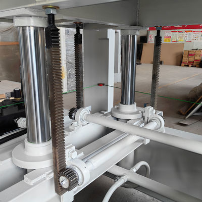 2 camadas de pressão a quente hidráulica de 120 toneladas para trabalhos de madeira com aquecimento eléctrico e óleo térmico