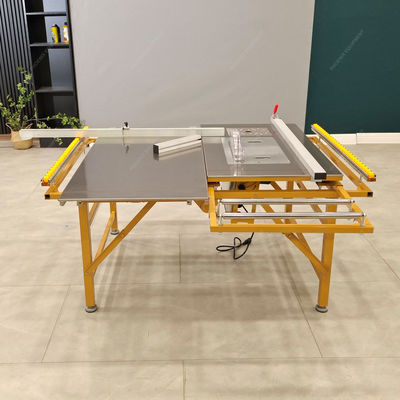 Segadeira de painel vertical dobrável pequeno PDMJ16 de corte de madeira com lâmina de serra principal de 3kw