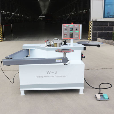 Máquina automática de curvatura de bordas para móveis de braço dobrável multifuncional