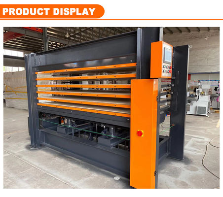 Máquina de prensagem a quente de madeira laminada de porta moldada de madeira com alta produtividade e boa