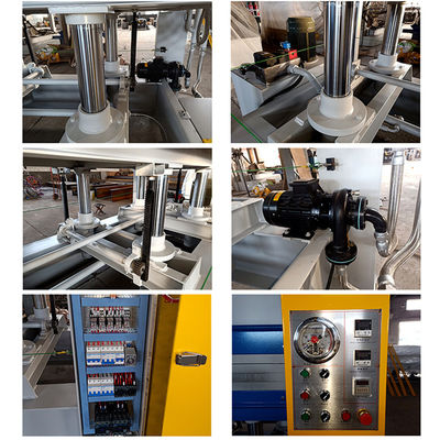 Lojas de materiais de construção MDF Melamina Máquina de fabricação de pele de porta Máquina de prensagem a quente hidráulica