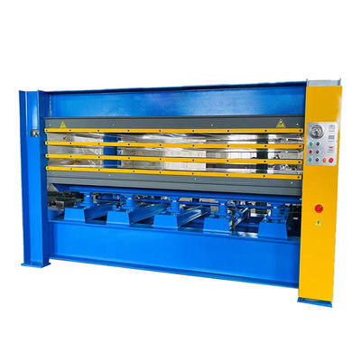 Lojas de materiais de construção MDF Melamina Máquina de fabricação de pele de porta Máquina de prensagem a quente hidráulica