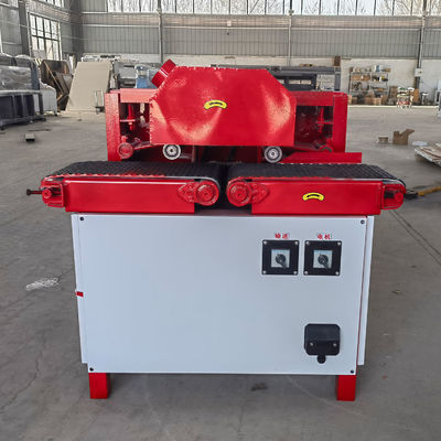 Máquina de corte de madeira multi-lâmina de 380V para serragem rápida e precisa de madeira