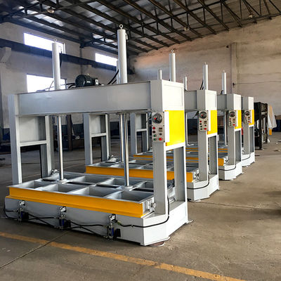 Máquina de prensagem a frio de óleo com força de retorno de 50 kN Máquina de prensagem hidráulica de madeira