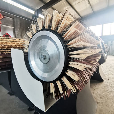 Máquina de lixação de madeira de escova de tambor de rolos duplos Sander para aplicações industriais