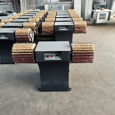 Máquina de lixação de madeira de escova de tambor de rolos duplos Sander para aplicações industriais