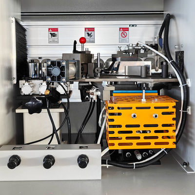 Função de colagem PM50B Painéis à base de madeira Máquinas de bandagem de borda Trimmer Bander de borda automático com pré-malha