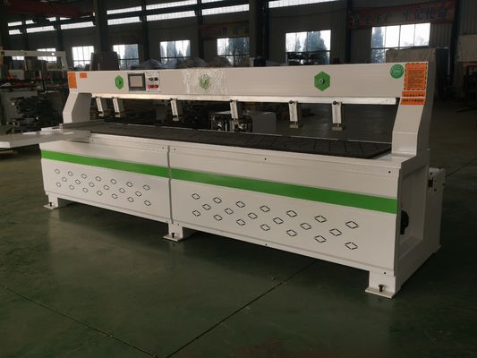 Máquina de perfuração de buracos de fechamento de portas horizontais de dupla linha para placas de mobiliário de madeira compensada de MDF
