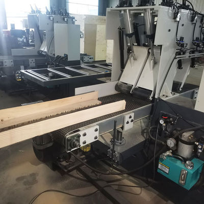 400 mm Max. Largura de trabalho Prensa de carpintaria de alta precisão Serra de banda horizontal para corte de troncos finos