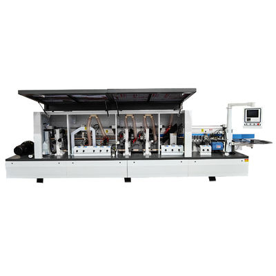 Máquina de banda de borda para painel de gabinete de porta de madeira largura Min. 80mm e função automática