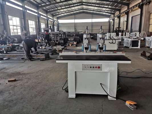 Max. Diâmetro de perfuração 50mm gabinete duplo duas cabeças porta de madeira dobradiça Boring Machine
