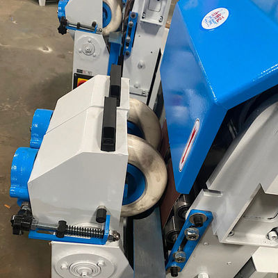 Máquina de lixar madeira com motor de potência de 3kw Dupla Banda Rod redonda de polimento e suavização