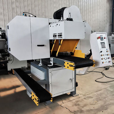 MJ300 Alta Velocidade Alimentação automática grande para cima Tela de corte de madeira sólida Máquina de serragem horizontal de banda