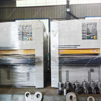 Máquina automática de lixação de cintura larga de calibração de trabalho pesado com potência de 63 kW.37