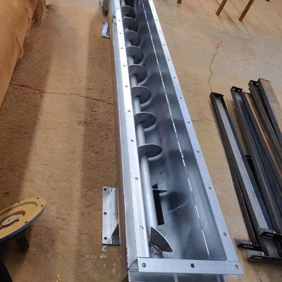 5000*350*460mm transportador de parafusos de grãos em forma de U para transporte de trigo milho milho arroz paddy