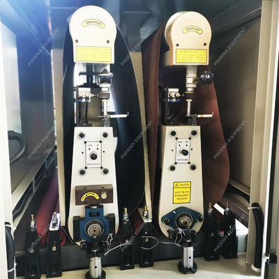 Máquina de lixação de correia de precisão totalmente automática para linha de produção de carpintaria