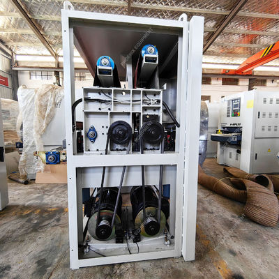 Máquina de lixação de correia de precisão totalmente automática para linha de produção de carpintaria