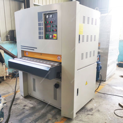 Máquina de lixação de cintura de planador de madeira multifuncional CNC Double Side Table Automática