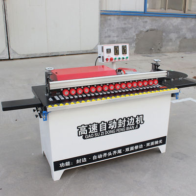 Fácil de operar 4kW Potência Fabricação de madeira PVC Madeira Sólida Mobiliário Borda Banda Machine
