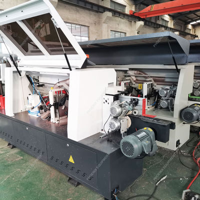 Máquina multifuncional de bandagem de borda CNC de 800 kg com pré-moagem e polir
