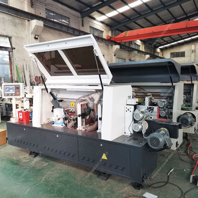 Máquina multifuncional de bandagem de borda CNC de 800 kg com pré-moagem e polir
